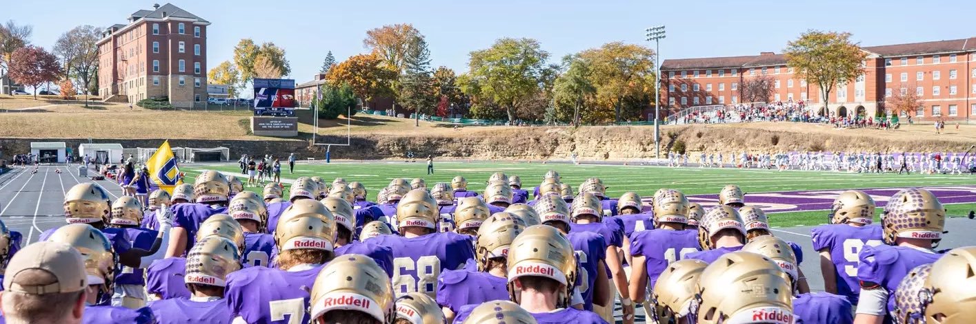 Loras College Gridiron Club banner