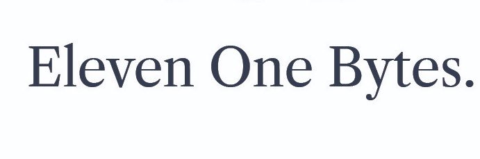 elevenonebytes's profile banner image