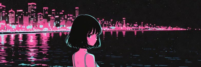 NeonMuse | 80s CityPop AI Art banner