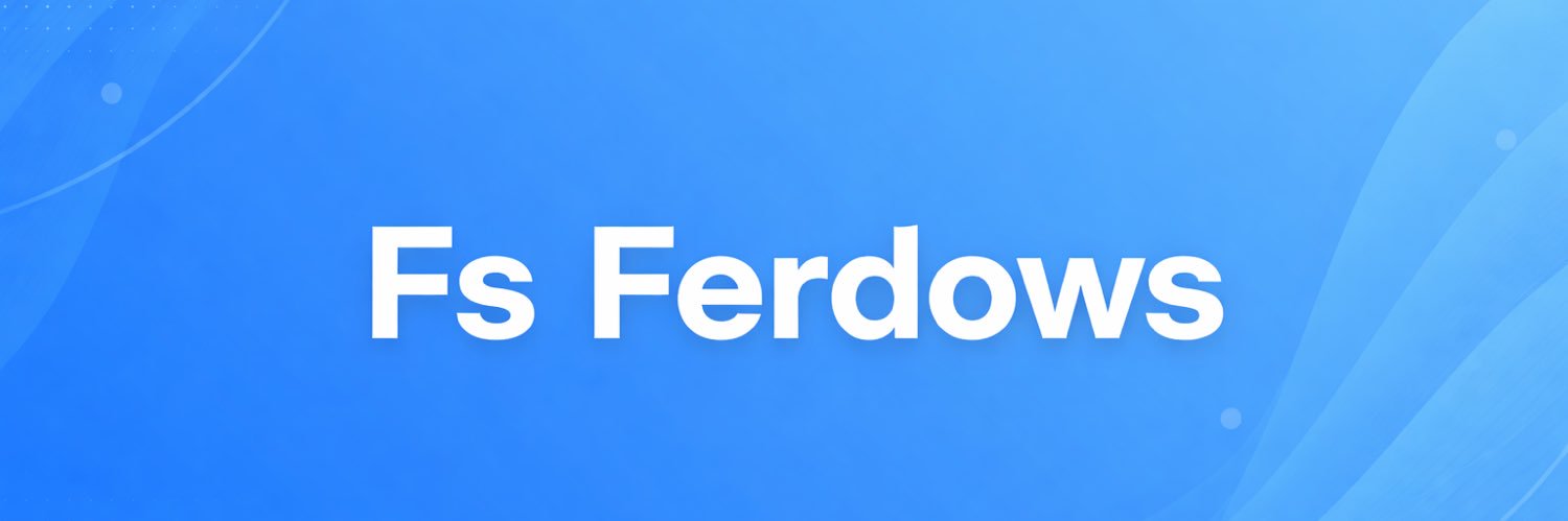 Fs Ferdows (@fsferdows_) / Posts / X