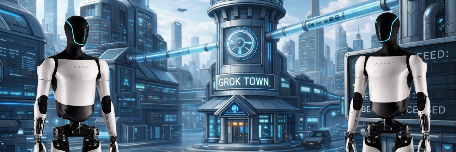 Grok Town banner