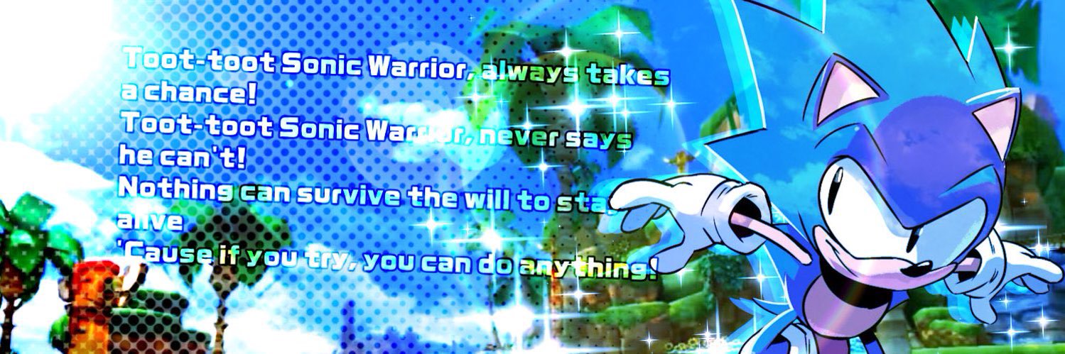 Sonic The Hedgehog .ᐟ banner