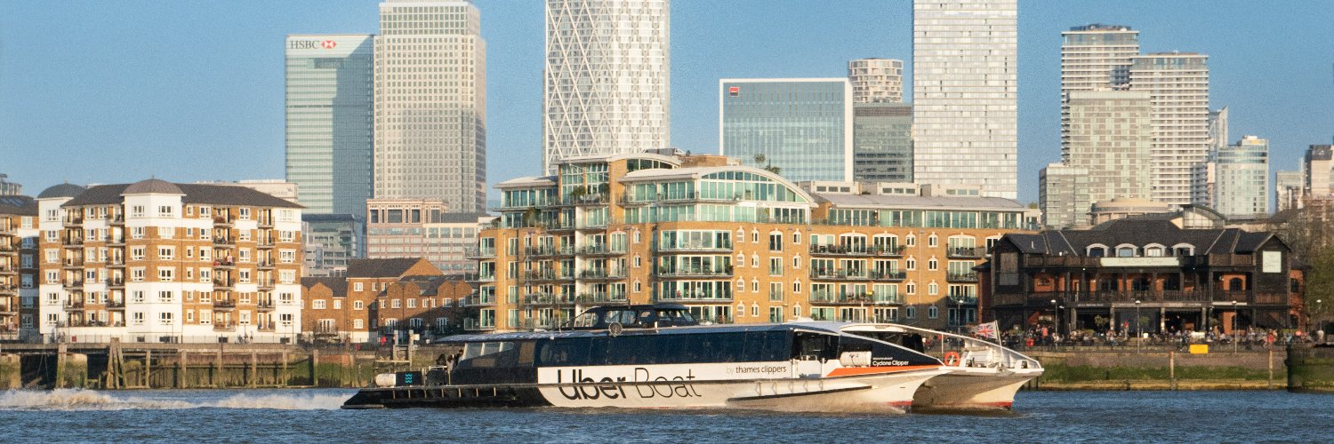 Uber Boat by Thames Clippers banner
