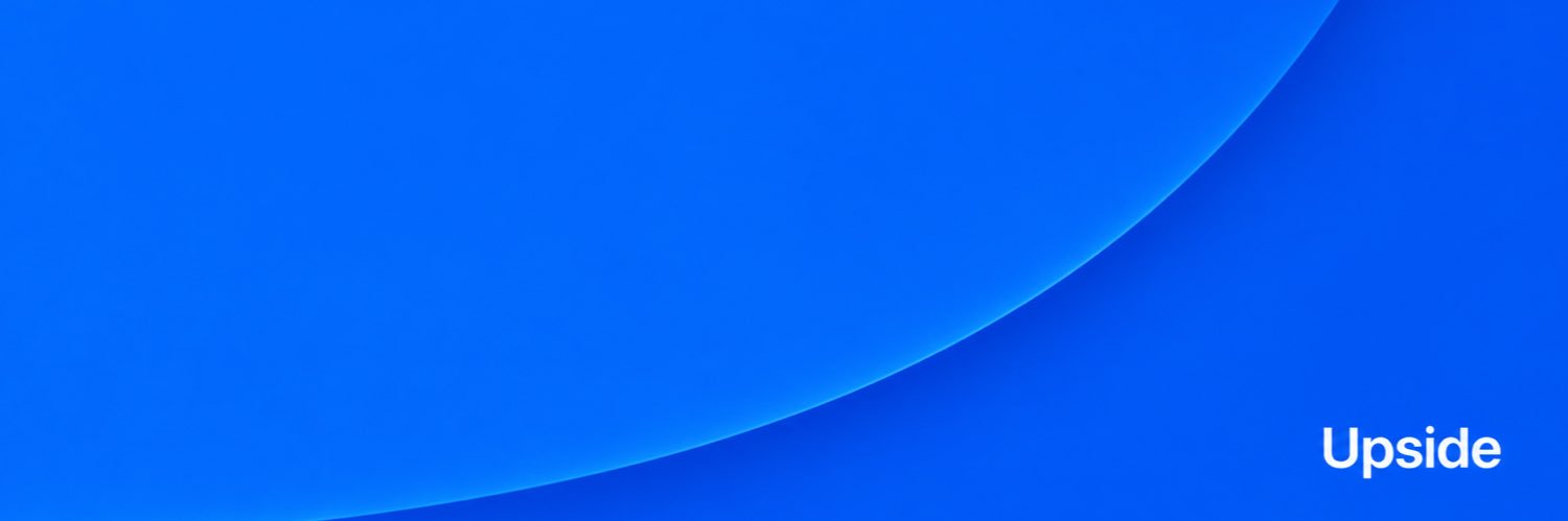Upside banner