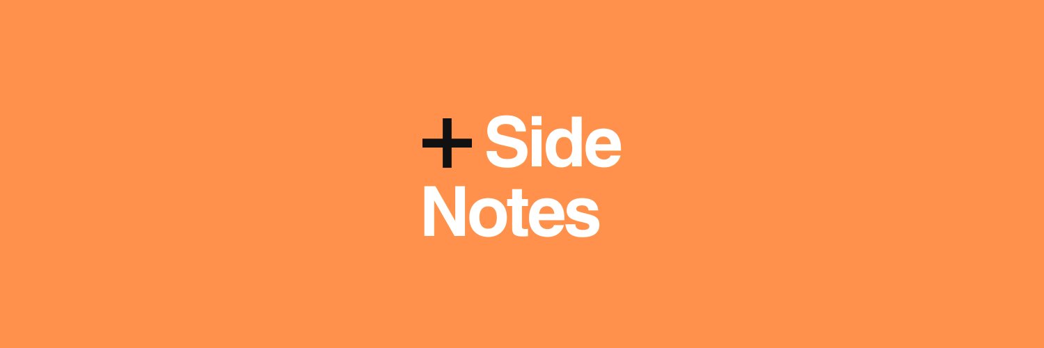 Side Notes banner