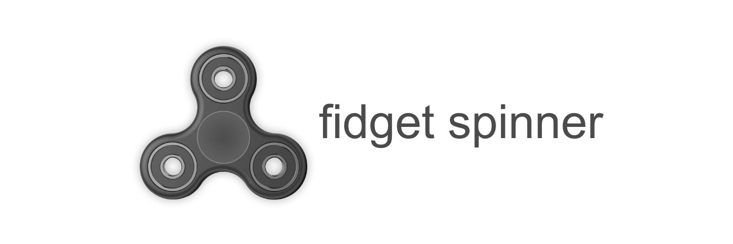 fidget spinner banner
