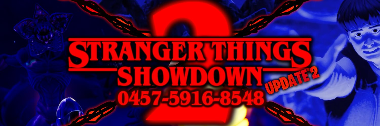 Stranger Things SHOWDOWN banner