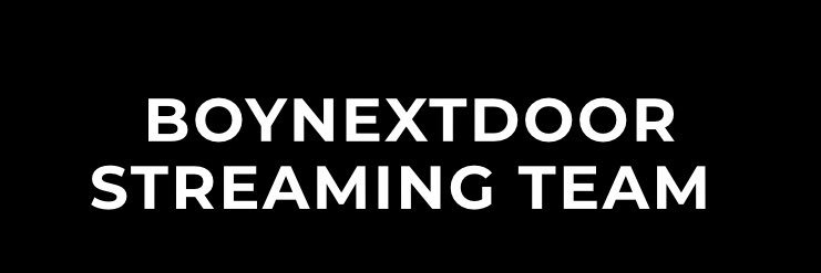 BND STREAMING TEAM banner