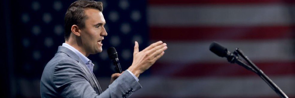 Charlie Kirk banner