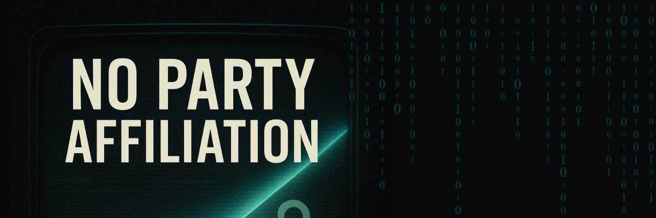 No Party Affiliation banner