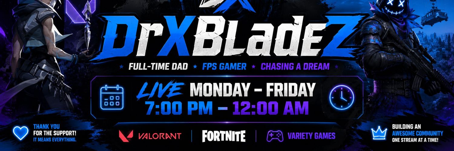 RealDrXBladeZ's profile banner image