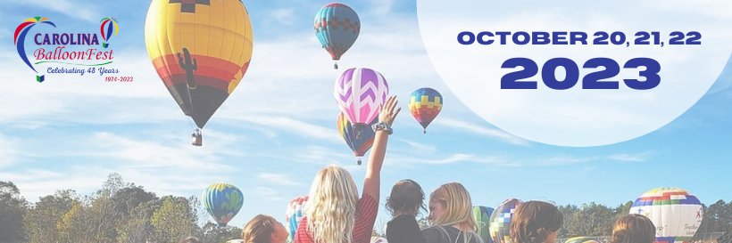 Carolina BalloonFest banner
