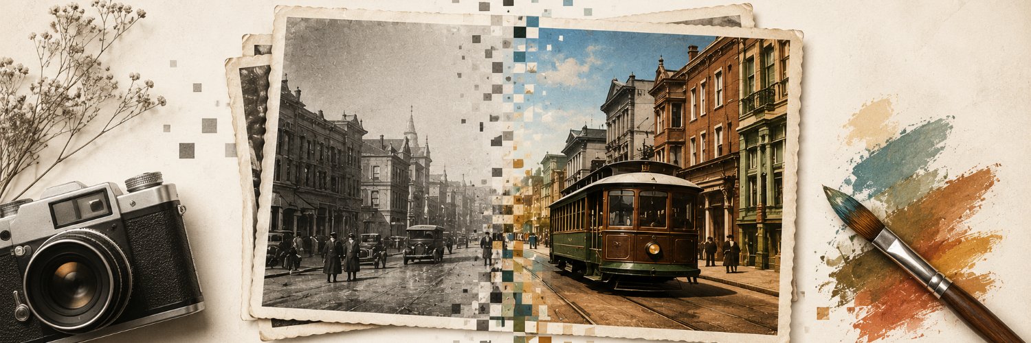 Color the Past banner