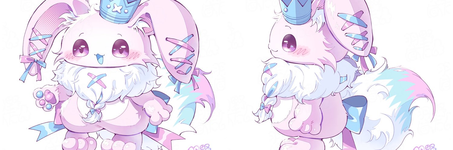 ぽむあ🌧👅🎀@ケモノ系配信うさぎ banner