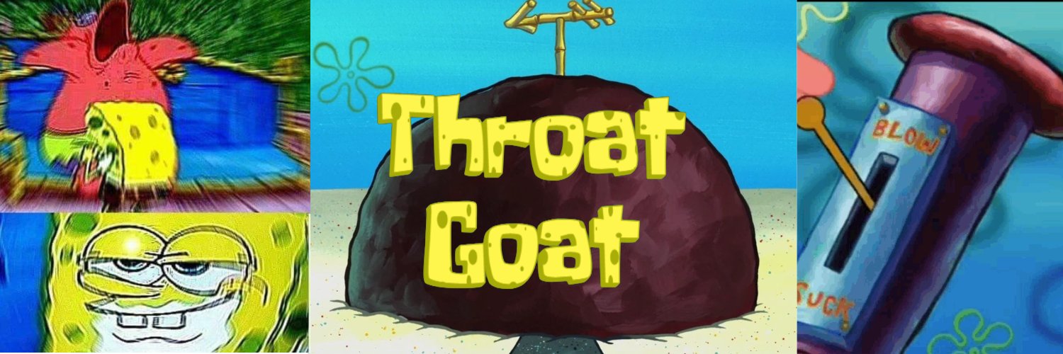 Spongebob sucking Patrick banner