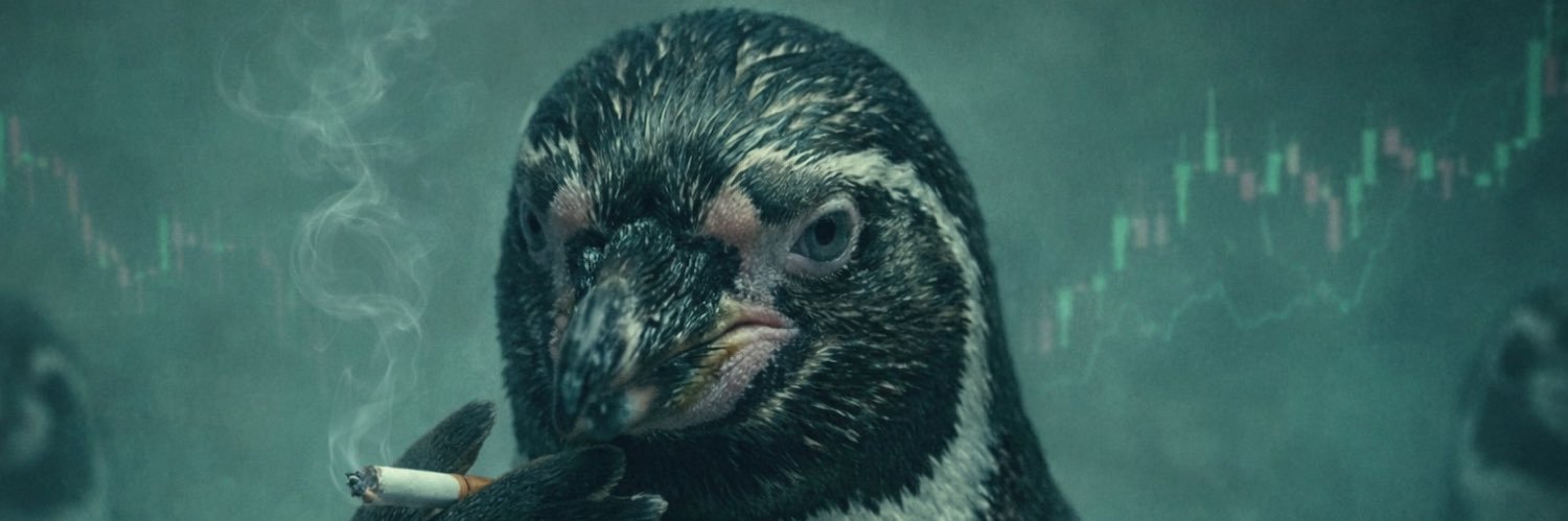 the penguin gets it banner