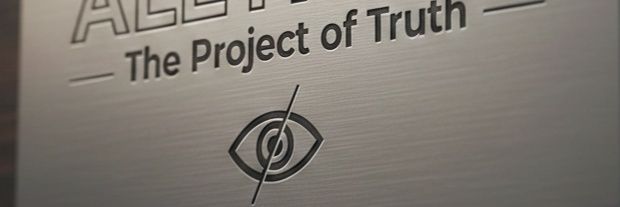 The project of Truth banner