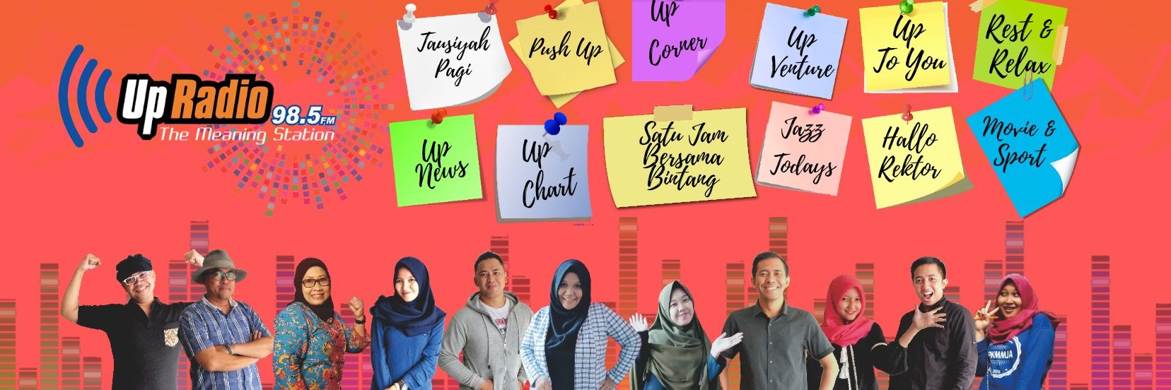 UP Radio 98.5 Fm banner