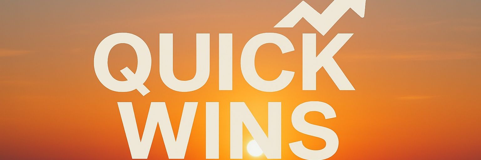 Quick Wins banner