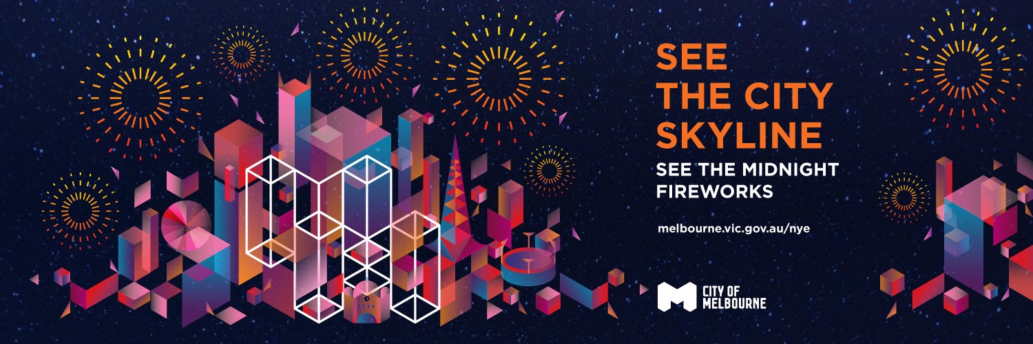 NYE Melbourne banner