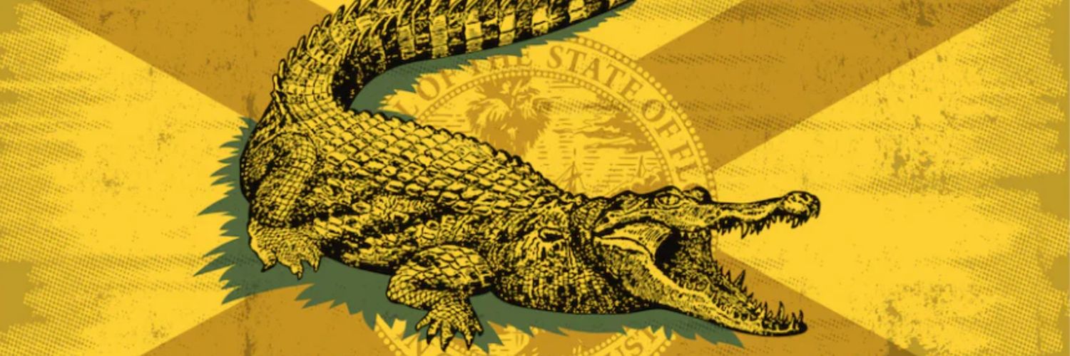 Florida Man, anti-Groyper banner