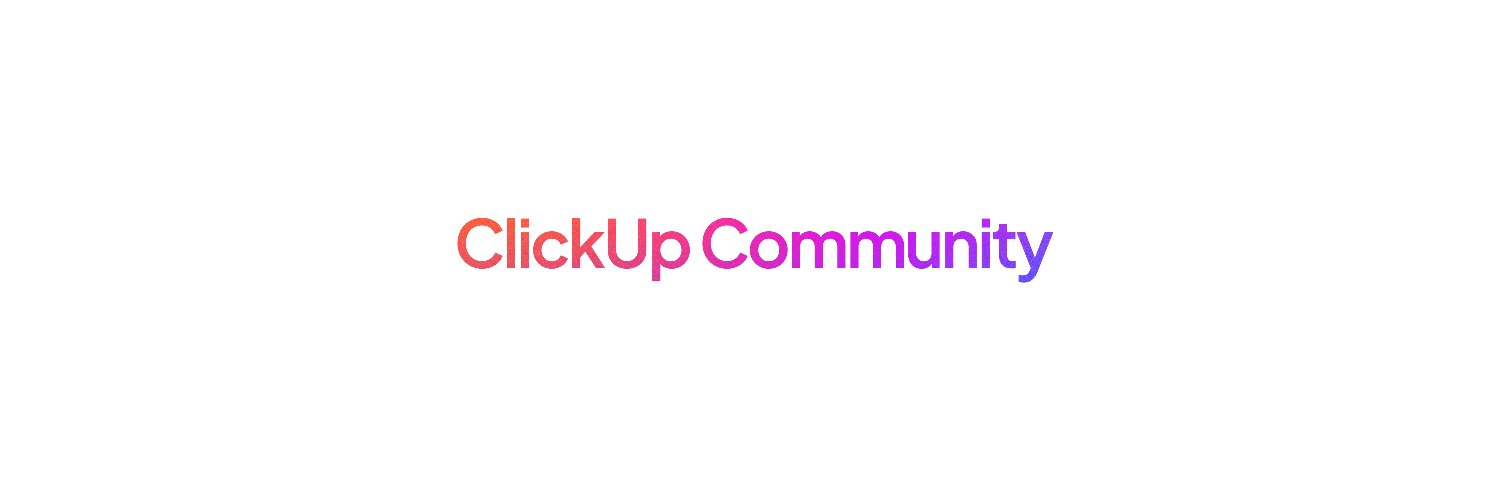 ClickUp Community banner