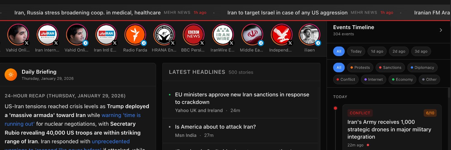 Iran Monitor banner