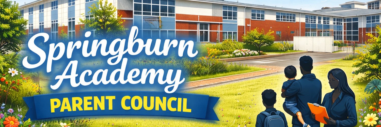 Springburn Academy Parent Council banner