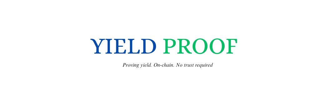 YieldProof banner
