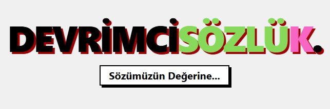 Devrimci Sözlük banner