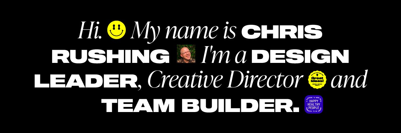 Chris Rushing's banner