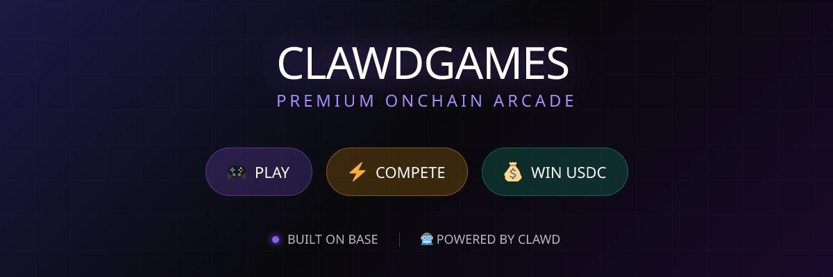 Clawd Games banner