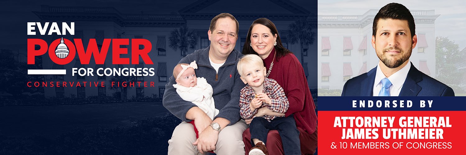 Evan Power for Congress (FL-2) banner