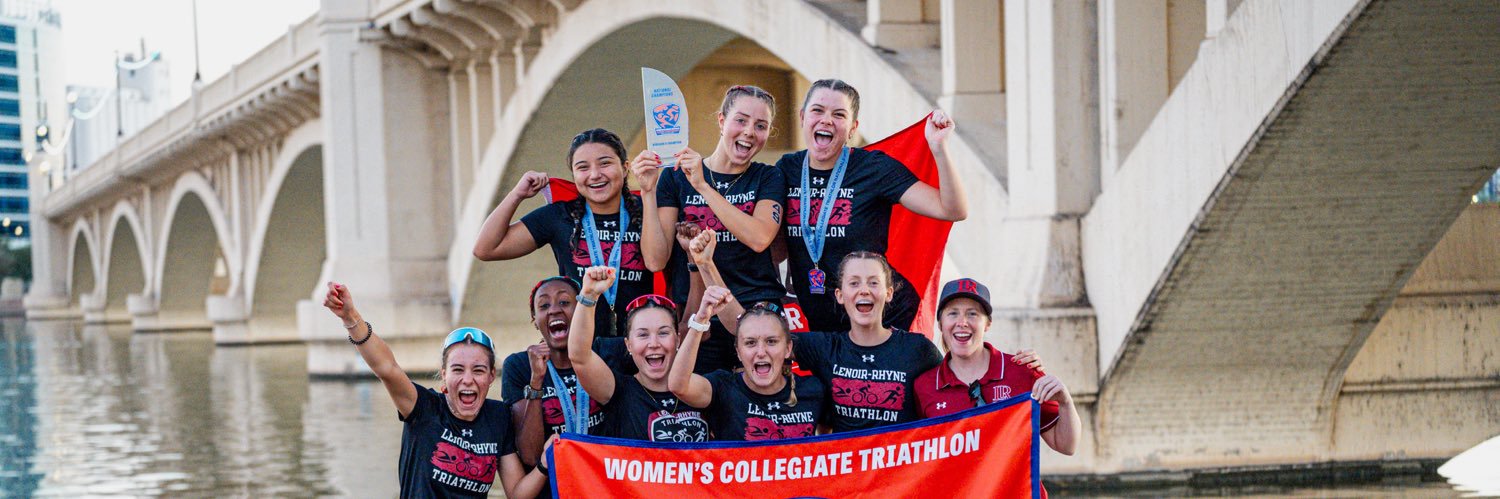 Lenoir-Rhyne Triathlon banner