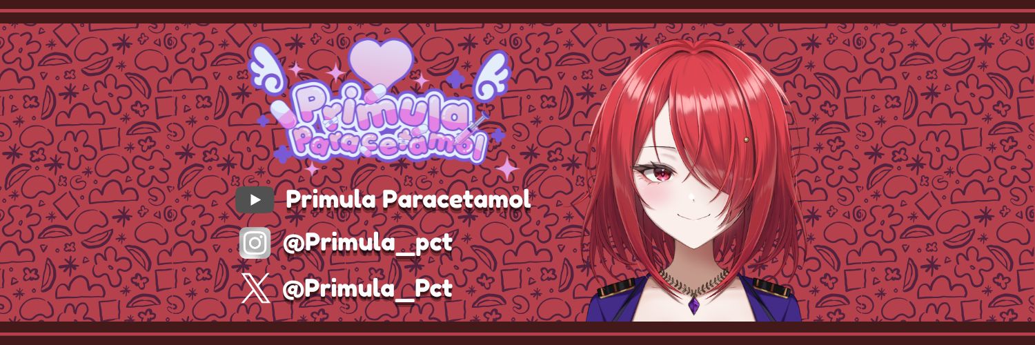 Primula Paracetamol || Vtuber ID|| Debut? soon banner