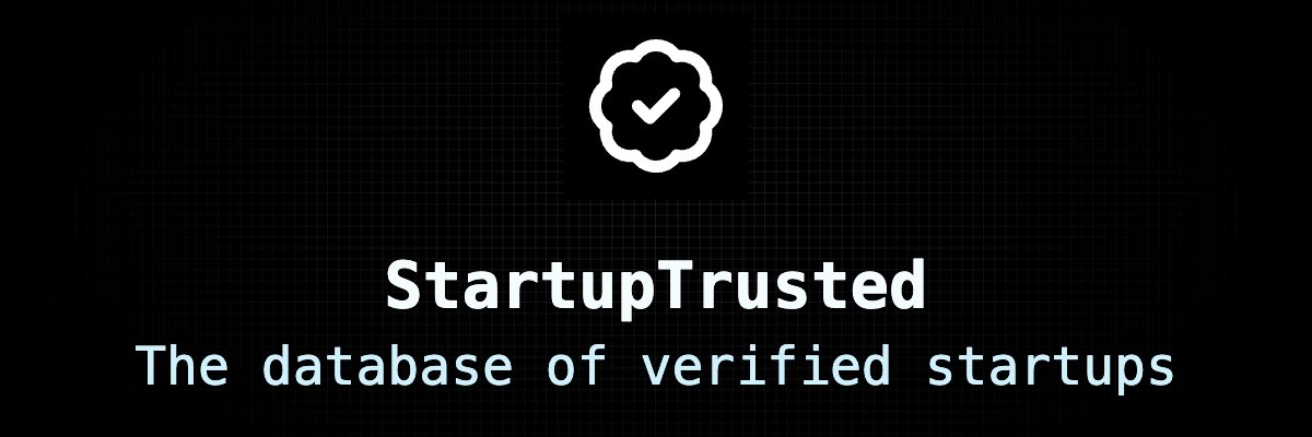 StartupTrusted banner