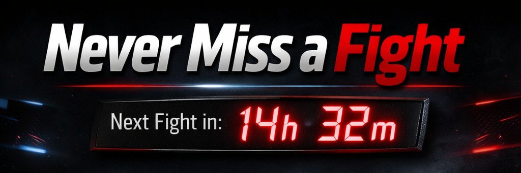 Fight Starts Calendar banner