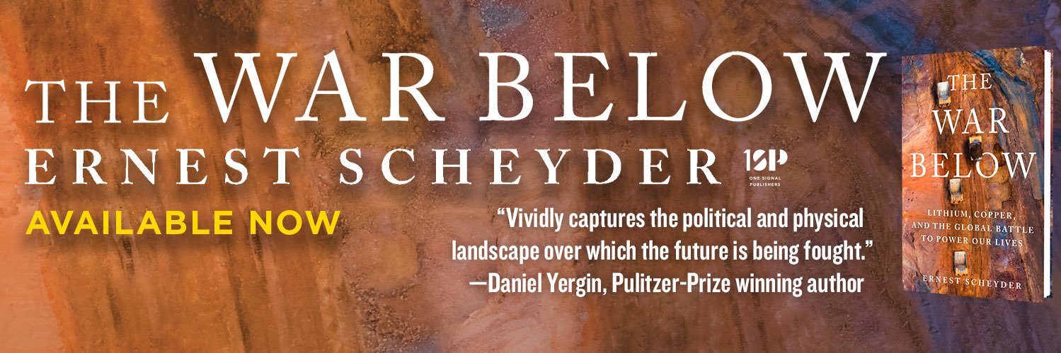 Ernest Scheyder's banner