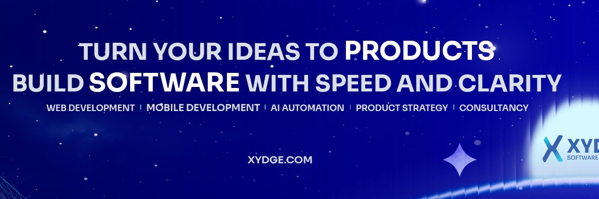 Xydge Software Solutions banner