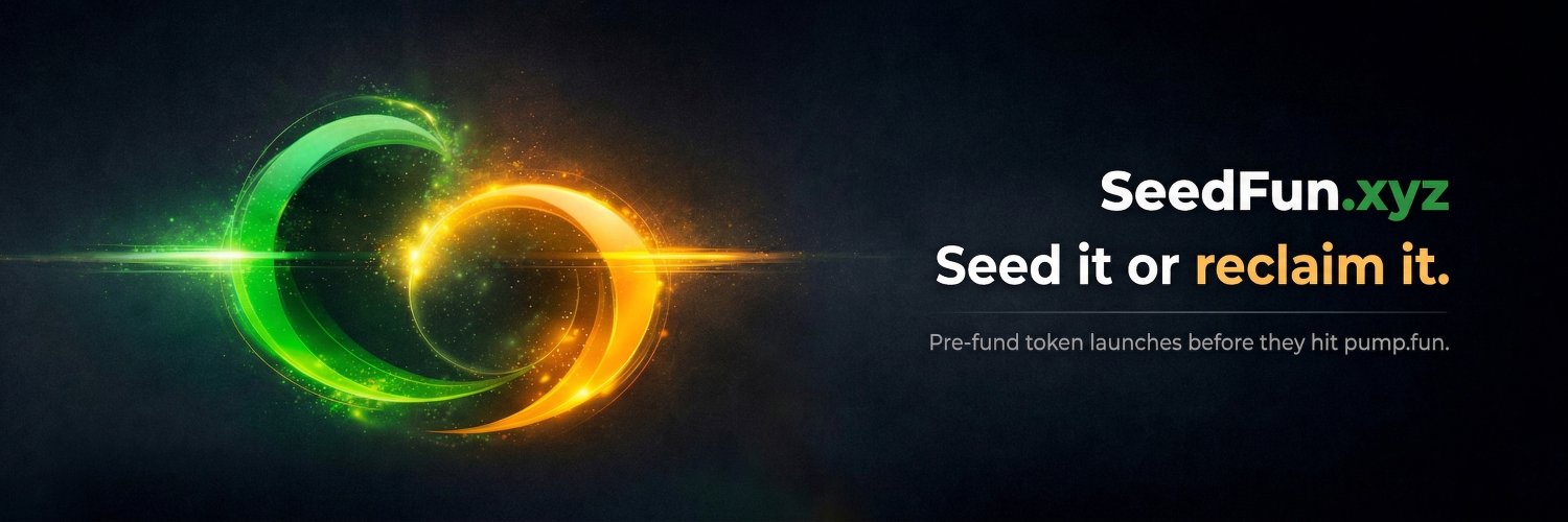 SeedFun - Presale for Pump.fun Launches! banner