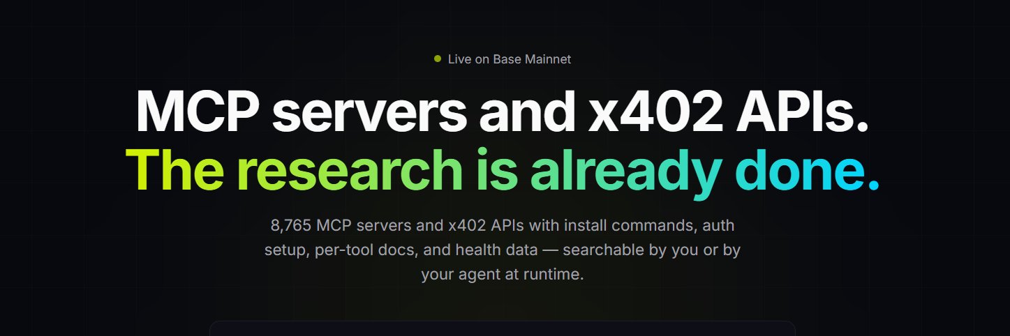 402.ad | Discovery layer for agent services banner
