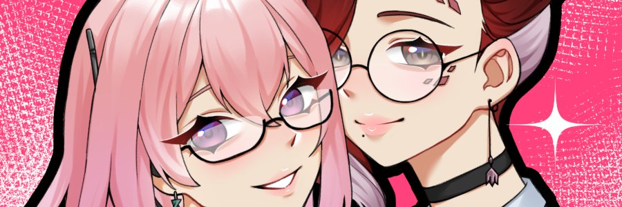 Vivien - Yanagi's Fiancée🧡🩷🦖 banner