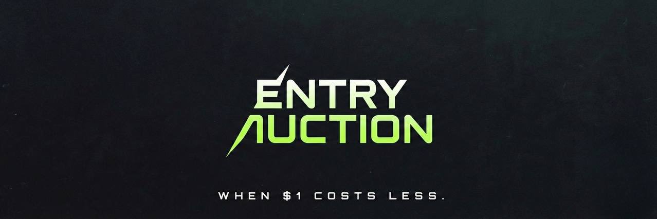 ENTRY AUCTION banner
