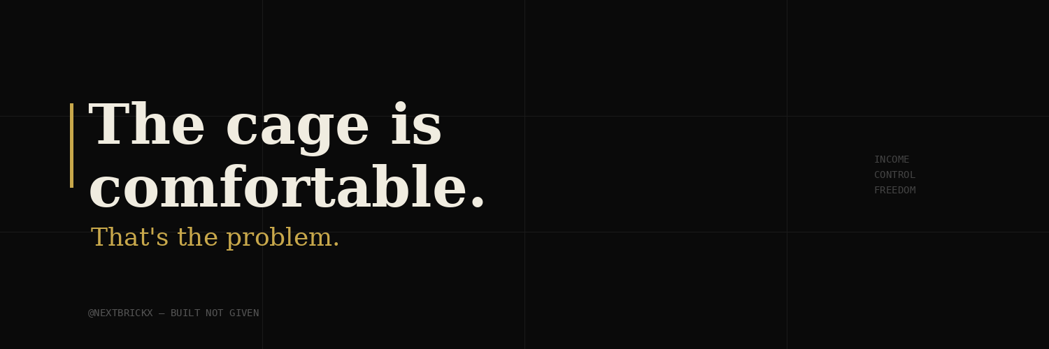 BuiltNotGiven banner