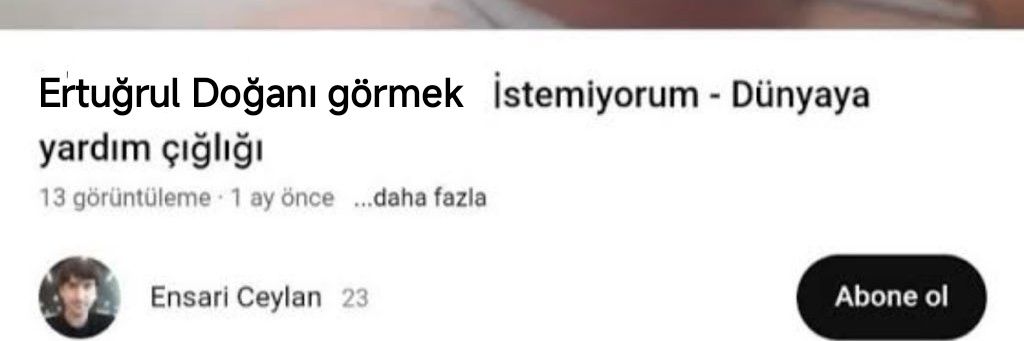 A. #ErtuğrulDoğanİstifa banner