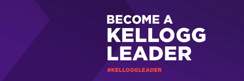 Kellogg School's banner