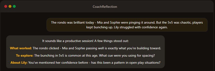 CoachReflection banner