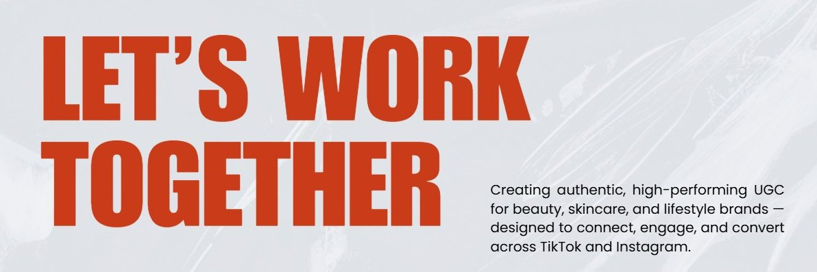Alex - UGC Creator banner