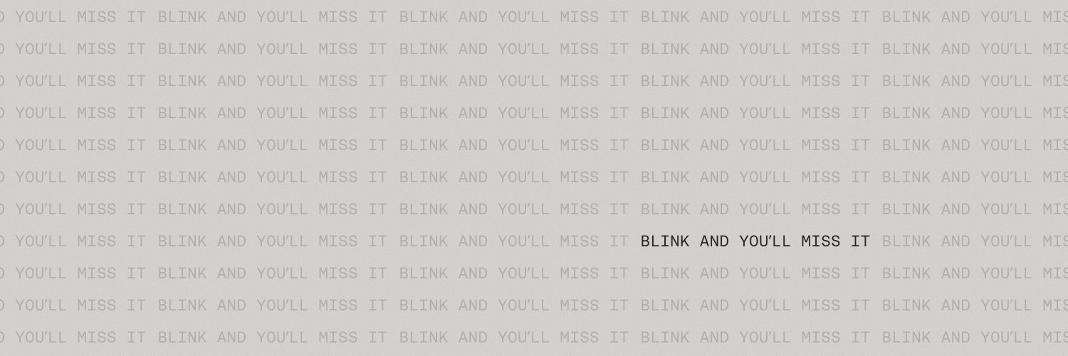 blink banner