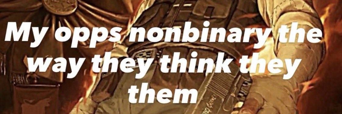 They/Them BinLaden banner